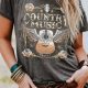 Country Music Lover's Gray Guitar Graphic Print Tee