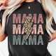 MAMA Bolt Graphic Tee – Stylish Mother's Day Leopard Print Top